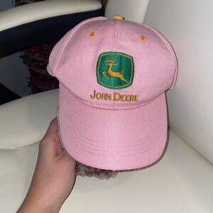 Pink John Deere hat